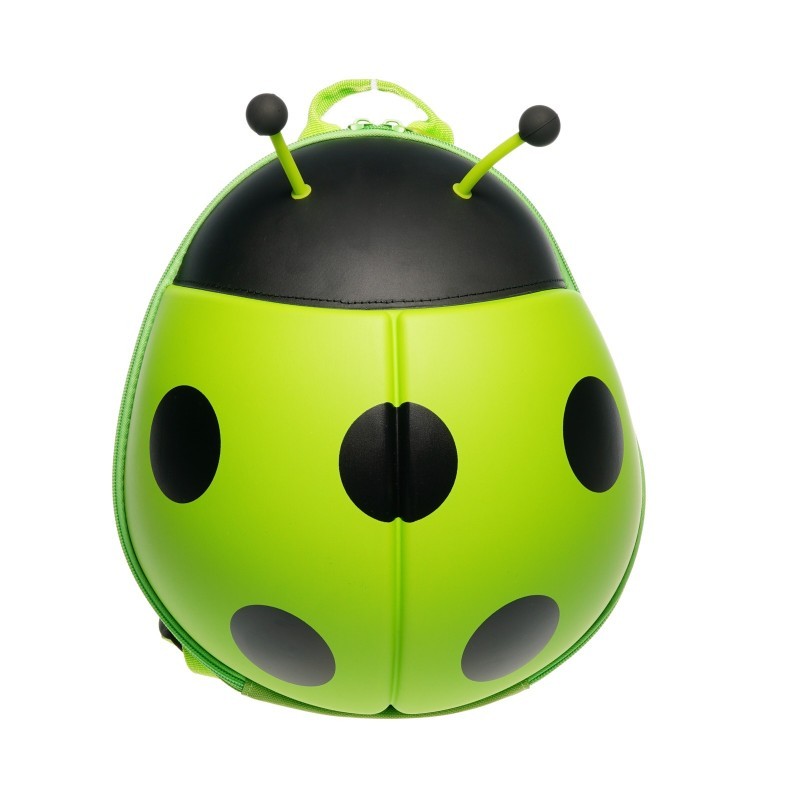 Детски ранец во форма на бубамара - Зелена