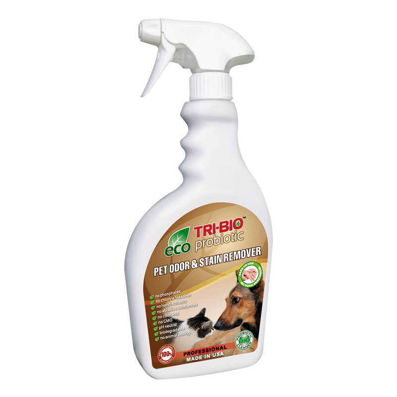 Soluție probiotică pentru îndepărtarea mirosurilor și a petelor de la animalele de companie,0.42L Tri-Bio