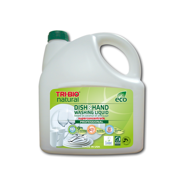 Natürliches Öko-Flüssigwaschmittel für Geschirr und Hände 2.84 LI Tri-Bio