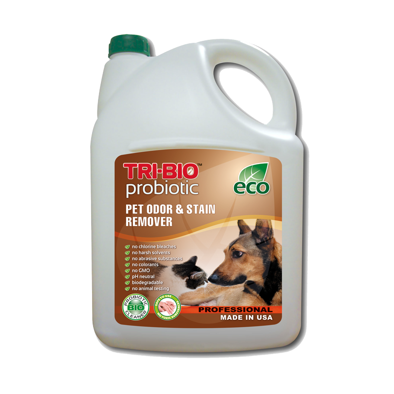 Пробиотик за мирис и отстранување на дамки од миленичиња 4,4 Л. Tri-Bio