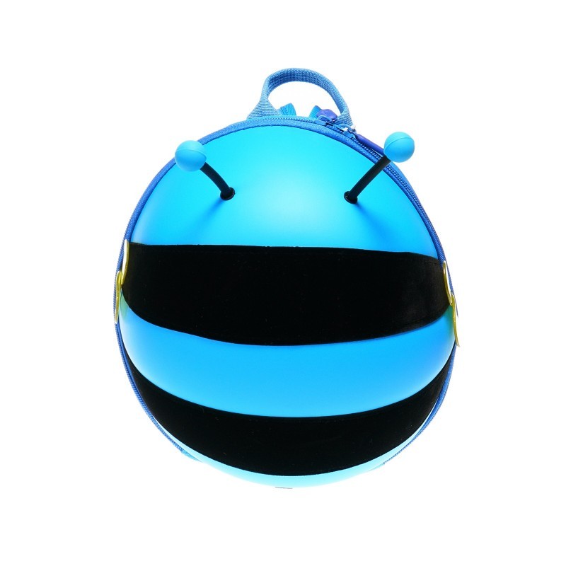Children backpack, bee shape, green - Blue
