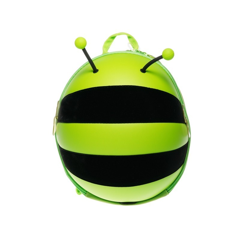 Children backpack, bee shape, green Supercute