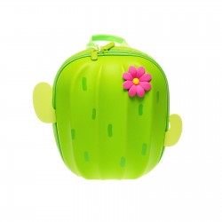 Τσάντα πλάτης Mini 3D" Κάκτους " με ζώνη ασφαλείας σε πράσινο χρώμα. Διασκεδαστική τσάντα με ρυθμιζόμενους ιμάντες ώμου και χειρ Supercute 21636 2