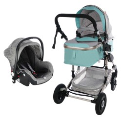 Baby stroller 3 in 1 Fontana and car seat ZIZITO 21840 8