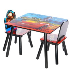 Cars folding sales table and chairs