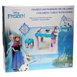 Маса за рисуване и столче Frozen за момиче Bildo 25186 