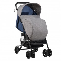 Бебешка количка Јасмин - компактна, лесна за преклопување со прекривка за нозе ZIZITO 26282 