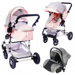 Baby stroller 3 in 1 Fontana and car seat ZIZITO 26749 8