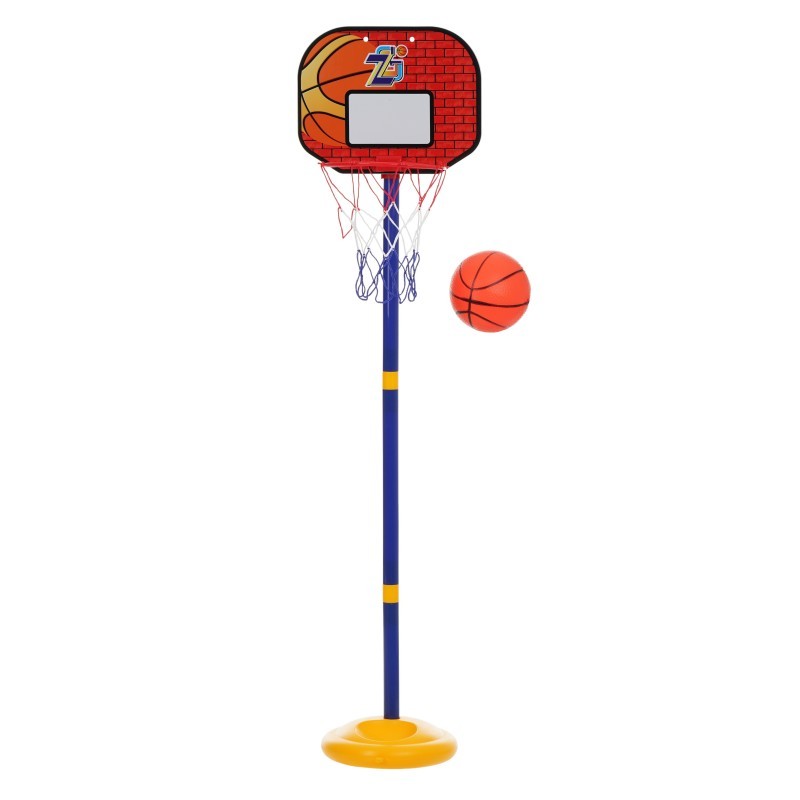 Ρυθμιζόμενο σετ μπάσκετ με βάση και μπάλα από 78 έως 108 cm GT