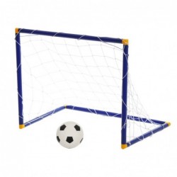 Γκολ ποδοσφαίρου με δίχτυ, διαστάσεις: 55,5 x 88 x 45,5 cm, μπάλα και αντλία GT 26998 