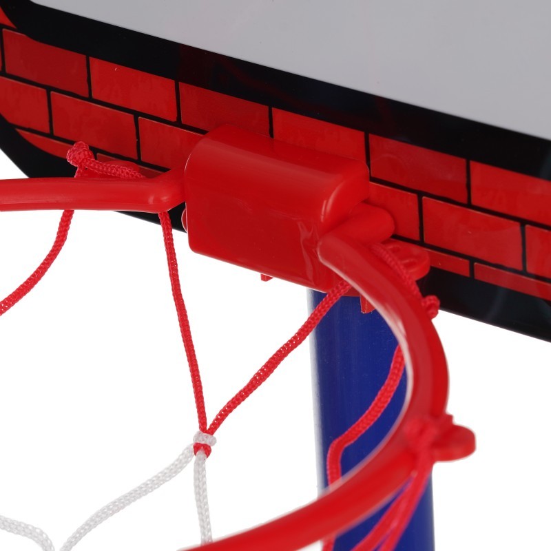 Basketballkorb mit Netz und Ball, verstellbar von 68 bis 144 cm GT