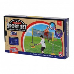 Sportset 2-in-1 badminton and volleyball GT 27005 