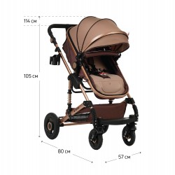 Baby stroller 3 in 1 Fontana and car seat ZIZITO 27554 3