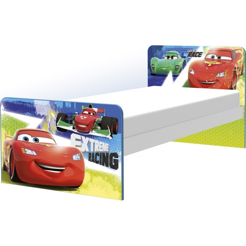 Babybett mit Figuren aus dem Animationsfilm - Cars Cars