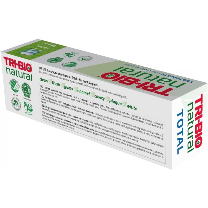 Natural eco-friendly toothpaste, 75 ml Tri-Bio