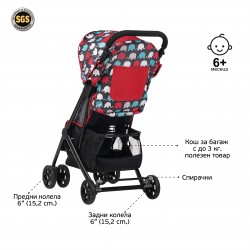 Бебешка количка Jasmin - компактна, лесно сгъваема ZIZITO 27794 3