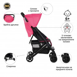 Бебешка количка Jasmin - компактна, лесно сгъваема ZIZITO 27795 2