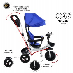 Koty Tricycle with parental control ZIZITO 27838 4