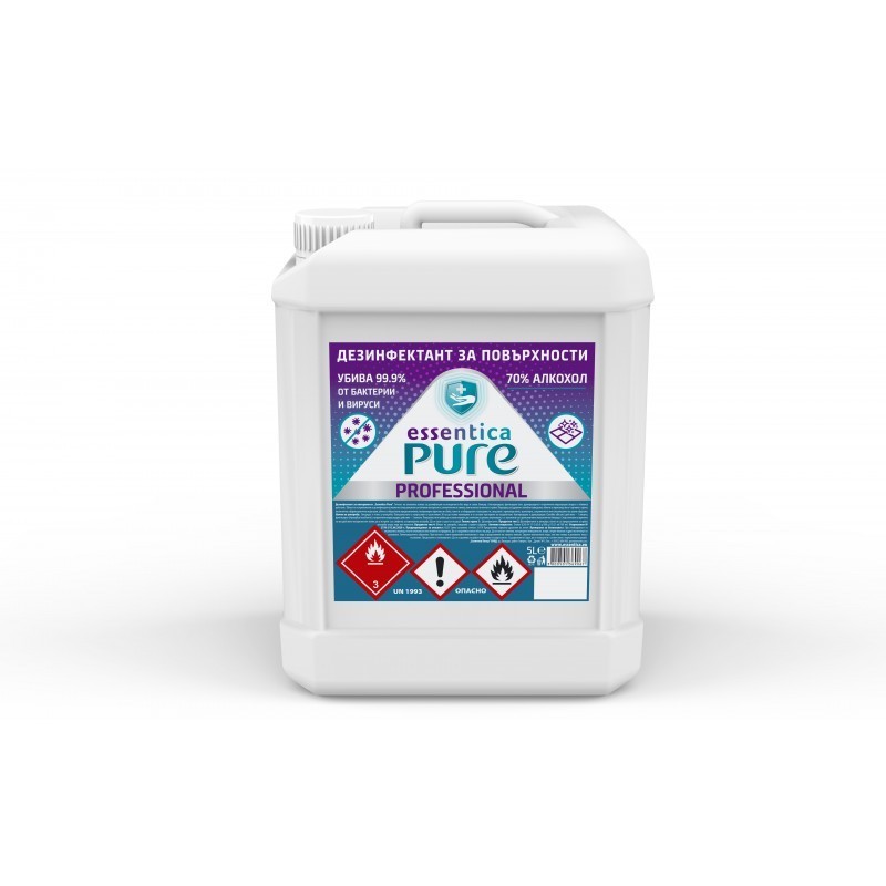 Essentica Pure Desinfektionsmittel für Oberflächen, Kunststofftube, 5 l Essentica Pure