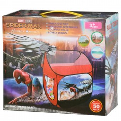 Children's tent for playing with Spider-Man print, with 50 balls Spiderman 30032 5