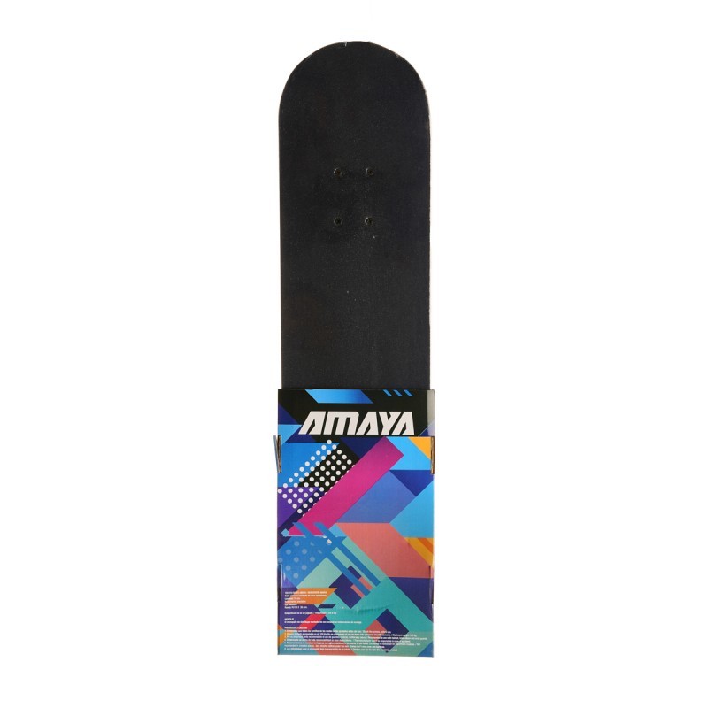 Скейтборд с абстрактен принт на точки и сини акценти Amaya