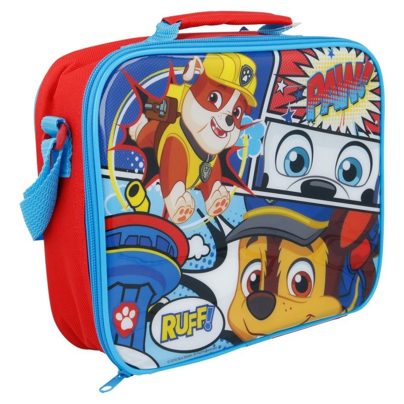 Comfortable thermal lunch bag with a print of the characters from Paw Patrol Paw patrol