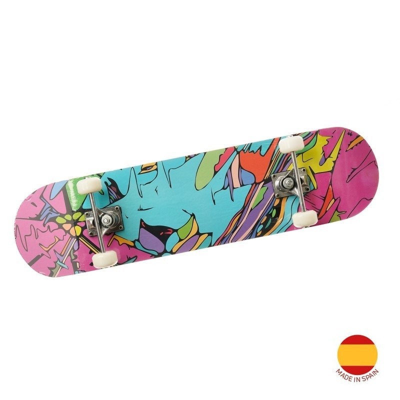 Skateboard-Cartoon-Hälfte - Graffiti Amaya