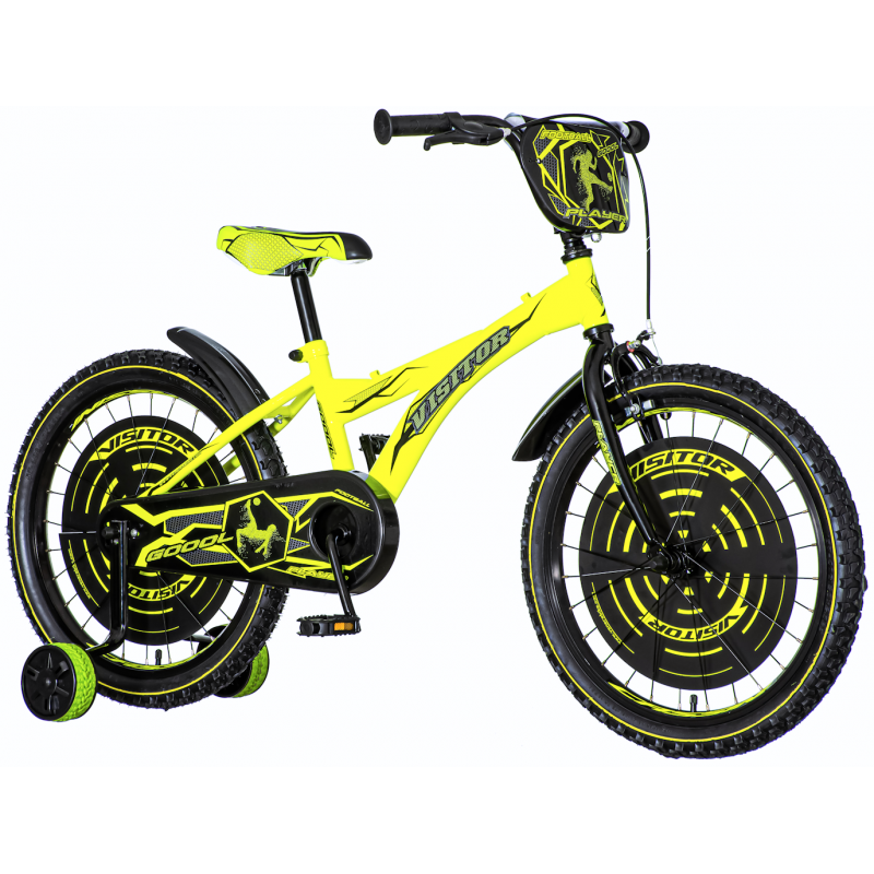 Bicicleta pentru copii VISITOR PLAYER 20", galben Venera Bike