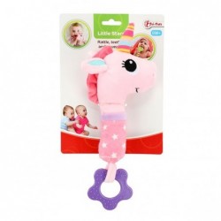 Unicorn rattle with a teether to soothe baby's gums Toi-Toys 30666 