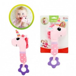 Unicorn zornăie cu o roată pentru a calma gingiile bebelușului Toi-Toys 30668 3
