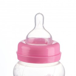 Μπουκάλι μωρού Little Angel από πολυπροπυλένιο - 3+ μηνών, 250 ml, ροζ ZIZITO 31007 3