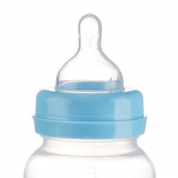 Baby bottle Little Angel, polypropylene, wide neck, 3+ months, 250 ml, blue ZIZITO 31014 3