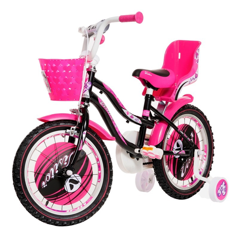 Παιδικό ποδήλατο ΜΙΚΡΗ ΚΑΡΔΙΑ 16", ροζ Venera Bike