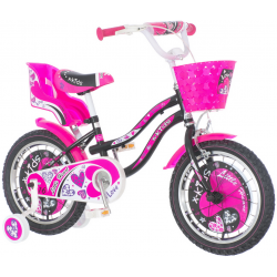 Παιδικό ποδήλατο ΜΙΚΡΗ ΚΑΡΔΙΑ 16", ροζ Venera Bike 31363 9
