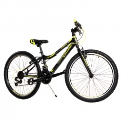 Bicicleta pentru copii EXPLORER MAGNITO 24", verde neon Venera Bike 31366 3