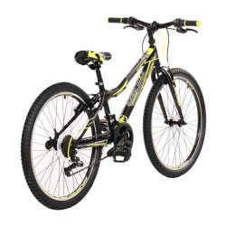 Bicicleta pentru copii EXPLORER MAGNITO 24", verde neon Venera Bike 31367 4