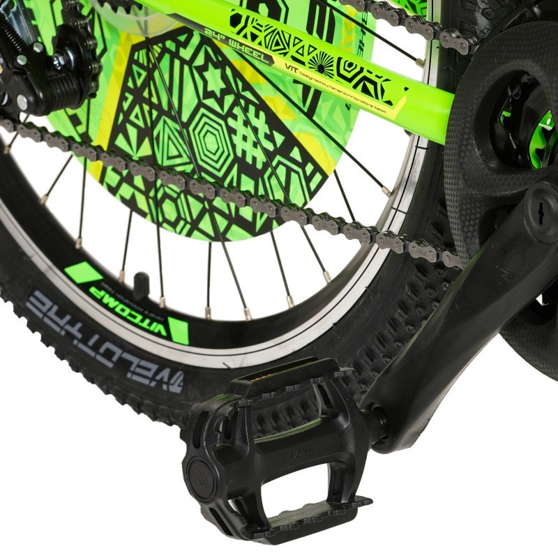 Детски велосипед EXPLORER MAGNITO  24", зелено с черно Venera Bike
