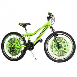 Детски велосипед EXPLORER MAGNITO 24", зелена со црна боја Venera Bike 31379 2