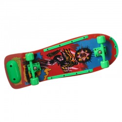 Skateboard C-480, κόκκινο με πράσινες πινελιές Amaya 31425 2