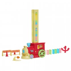 Domino set with train King Sport 32774 