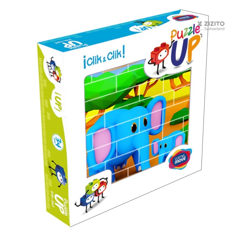 Elephant puzzle constructor, 32 pieces Game Movil