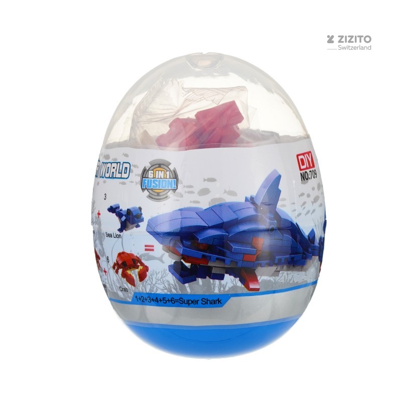 Constructor with sea animals in an egg GT
