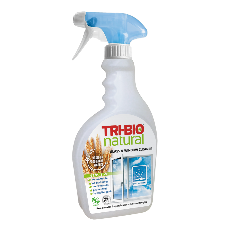 Detergent natural pentru sticla ecologica, sensibil, 0,500 ml. Tri-Bio