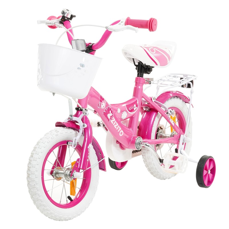 Children's bicycle Lara 12 ", pink ZIZITO