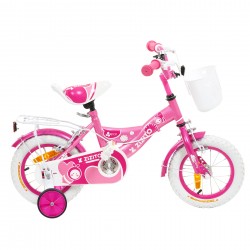 Детски велосипед Lara 12", розов