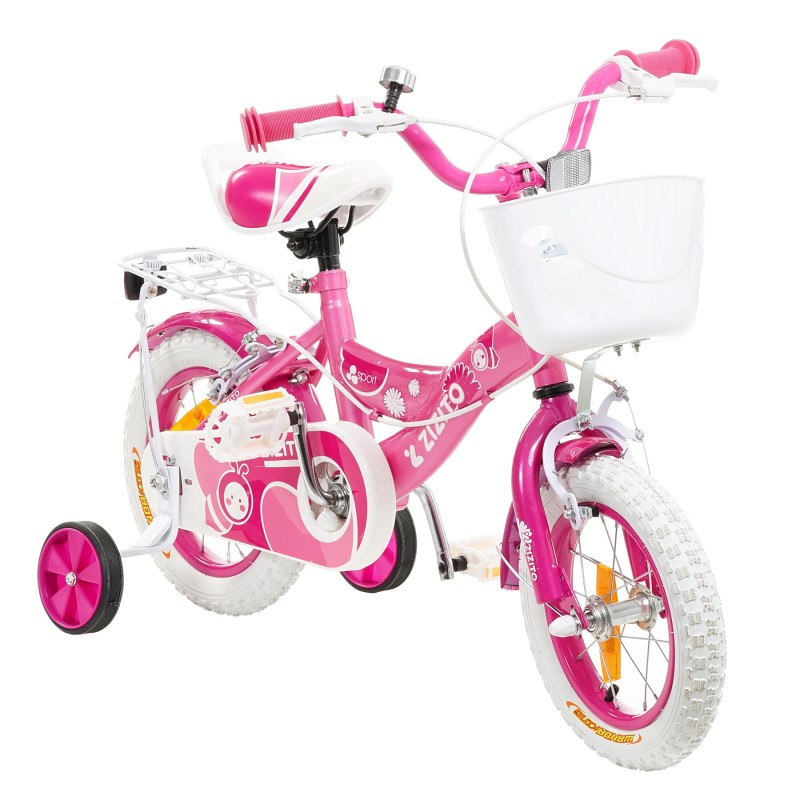 Children's bicycle Lara 12 ", pink ZIZITO