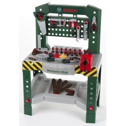 Theo Klein 8574 Bosch Workbench with 77 parts I With screwdriver and spanner, pliers, hammer and much more I Work surface with learning function I Dimensions: 57 cm x 35 cm x 86 cm I Toy for children aged 3 years and up BOSCH 34630 