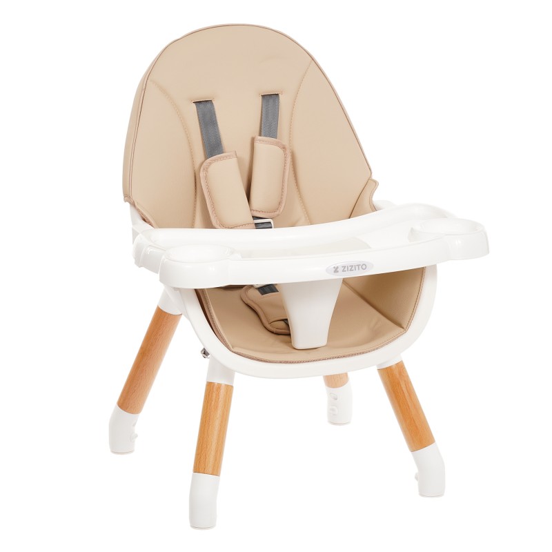 Стол за хранење бебиња со маса 2 во 1 Патрик ZIZITO