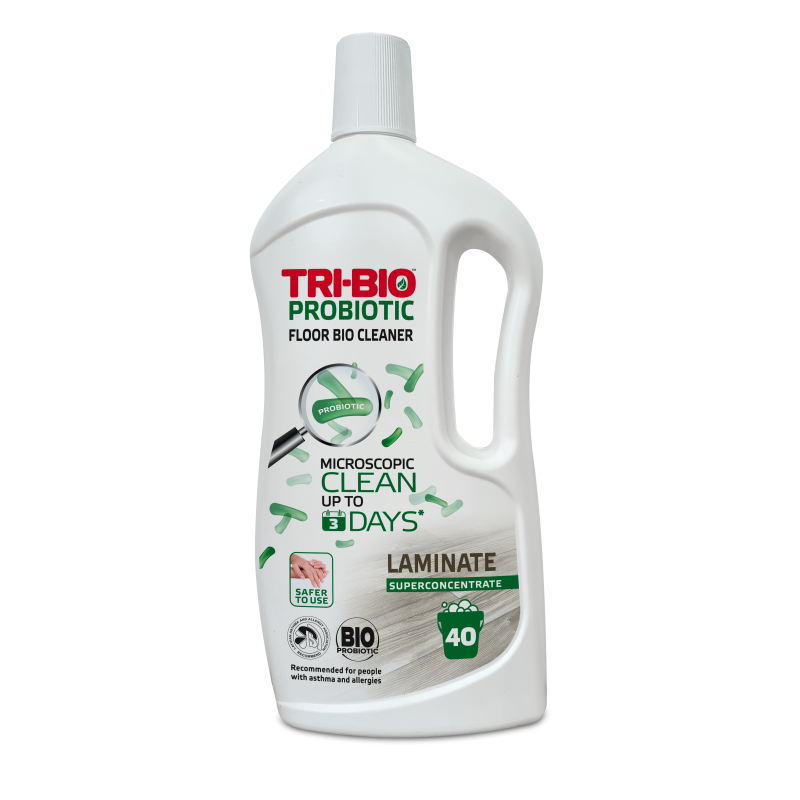 Detergent eco probiotic pentru parchet laminat, 840 ml., 40 doze Tri-Bio