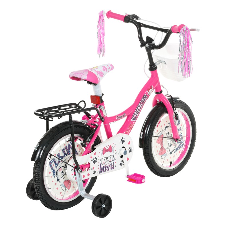 Детски велосипед VISION - MIYU 16“, розев VISION